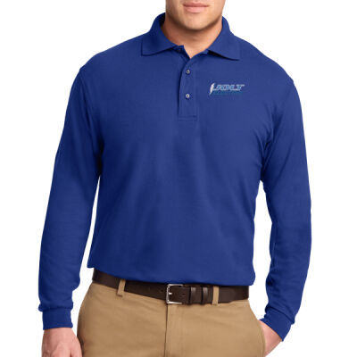 Jolt Electric - Silk Touch™ Long Sleeve Polo Thumbnail