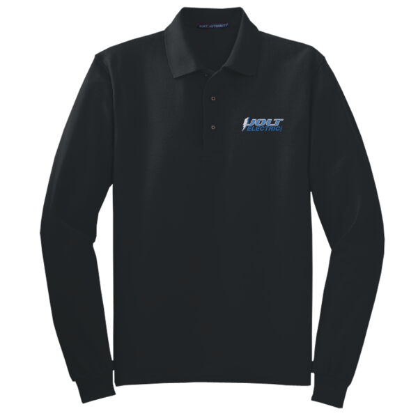 Jolt Electric - Tall Silk Touch™ Long Sleeve Polo Thumbnail