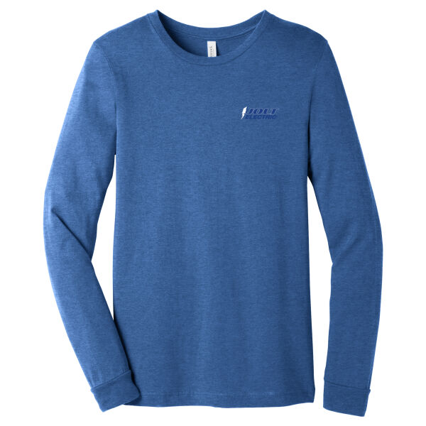 Jolt Electric - Unisex Heather CVC Long Sleeve Tee Thumbnail