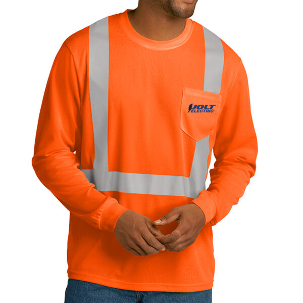 Jolt Electric - Ansi 107 Class 2 Mesh Long Sleeve Tee Thumbnail